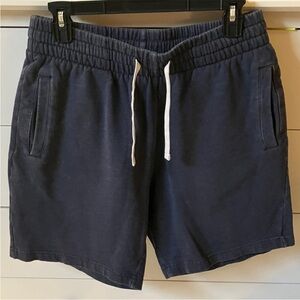 🎣 H&M DIVIDED MENS SIZE MEDIUM BLUE RELAXED FIT SWEATSHORTS